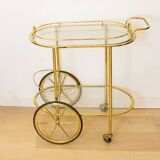 Two-Tier Vintage French Serving Bar Cart