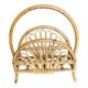 Magazine holder or vintage rattan bamboo plants