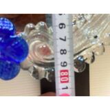 Early 21st century venetian oval floreal hand-carving mirror in murano glass