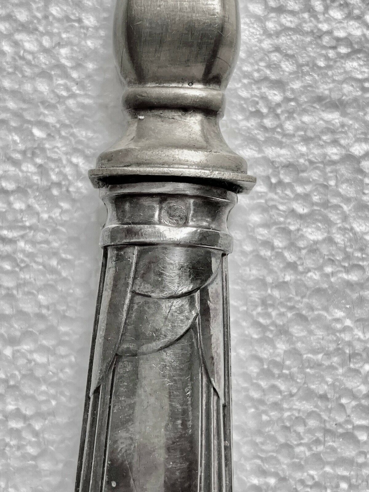 Cake shovel in solid silver punch Minerva style ART DECO style - N°2