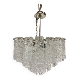 Lot de 2 lustres en verre de murano