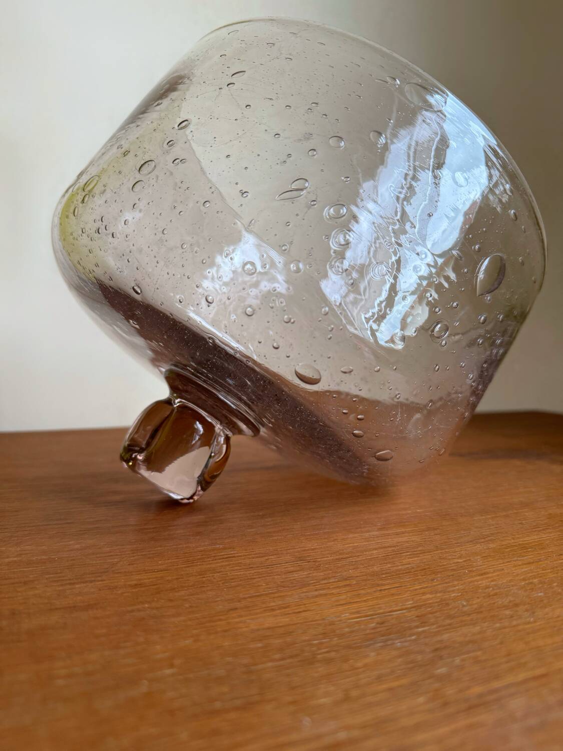 Old Biot bubbled glass bell
