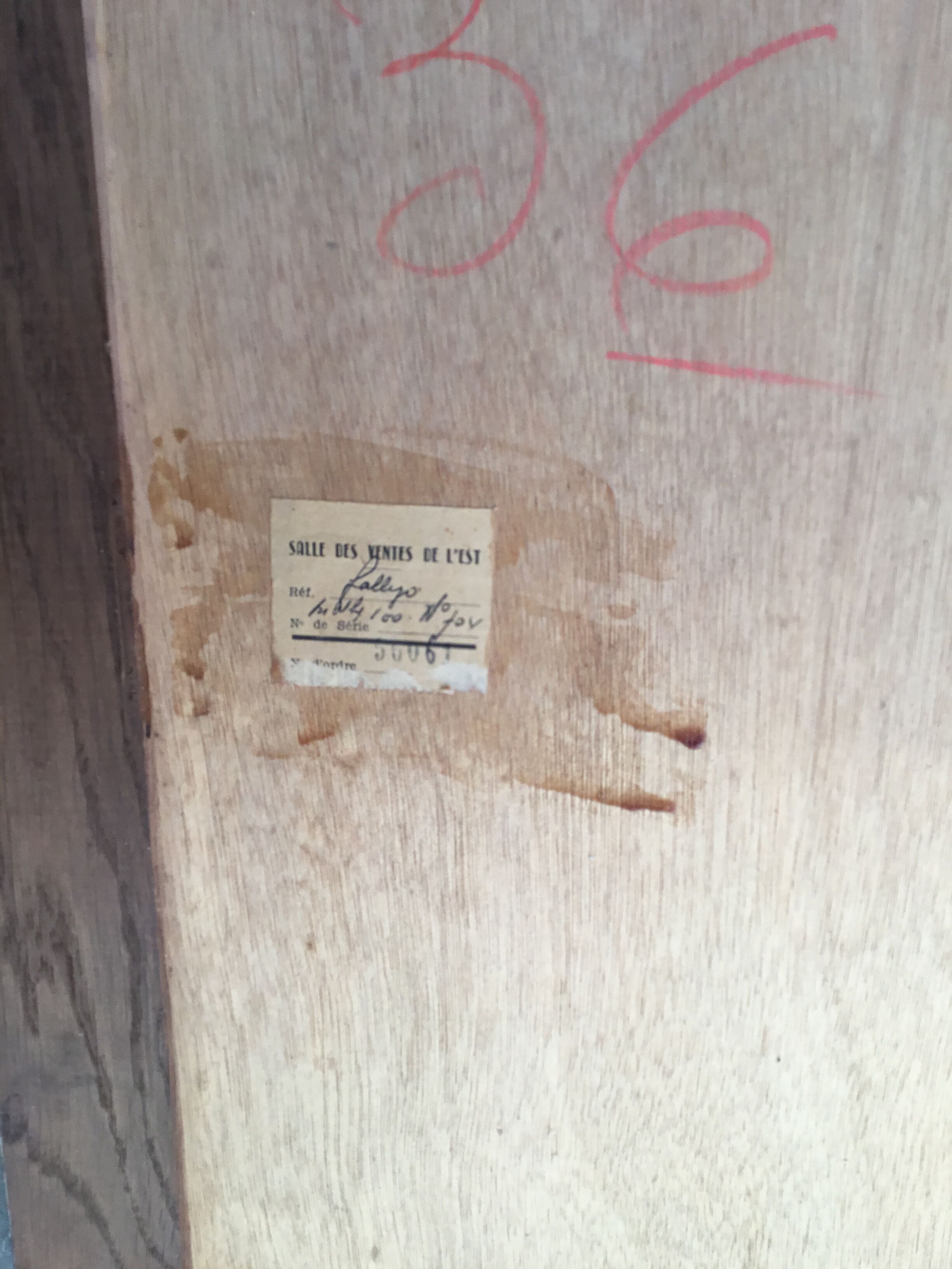 Bookcase or school glass cabinet - vintage 1960