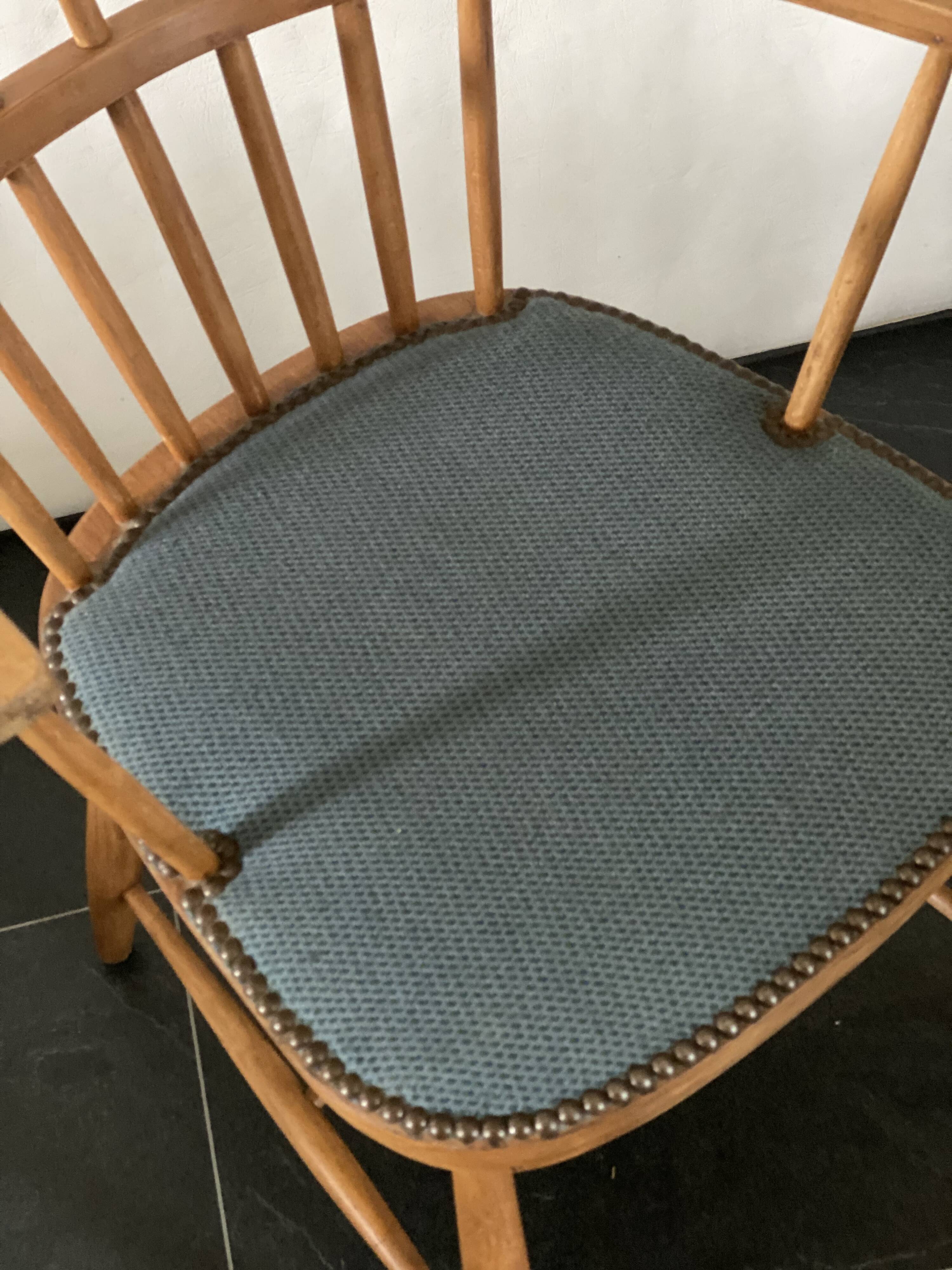Chaise de bureau par Helmut Lubke du milieu du siècle