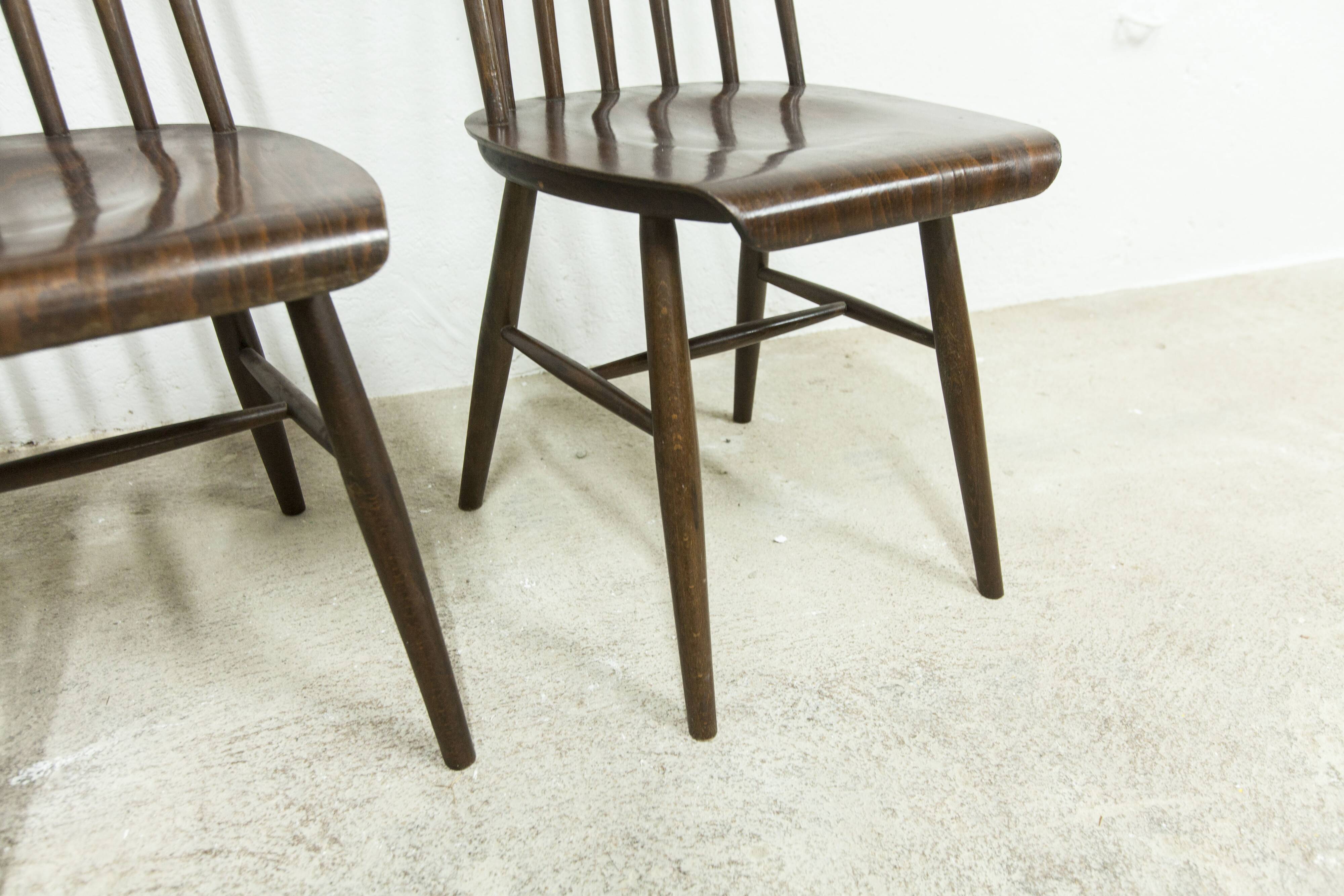 Lot de 4 chaises swr fanett de Ilmari Tapiovaara