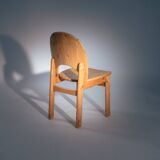 Glostrup Danish pine tulip dining chairs, Niels Koefoed, Denmark 1970s