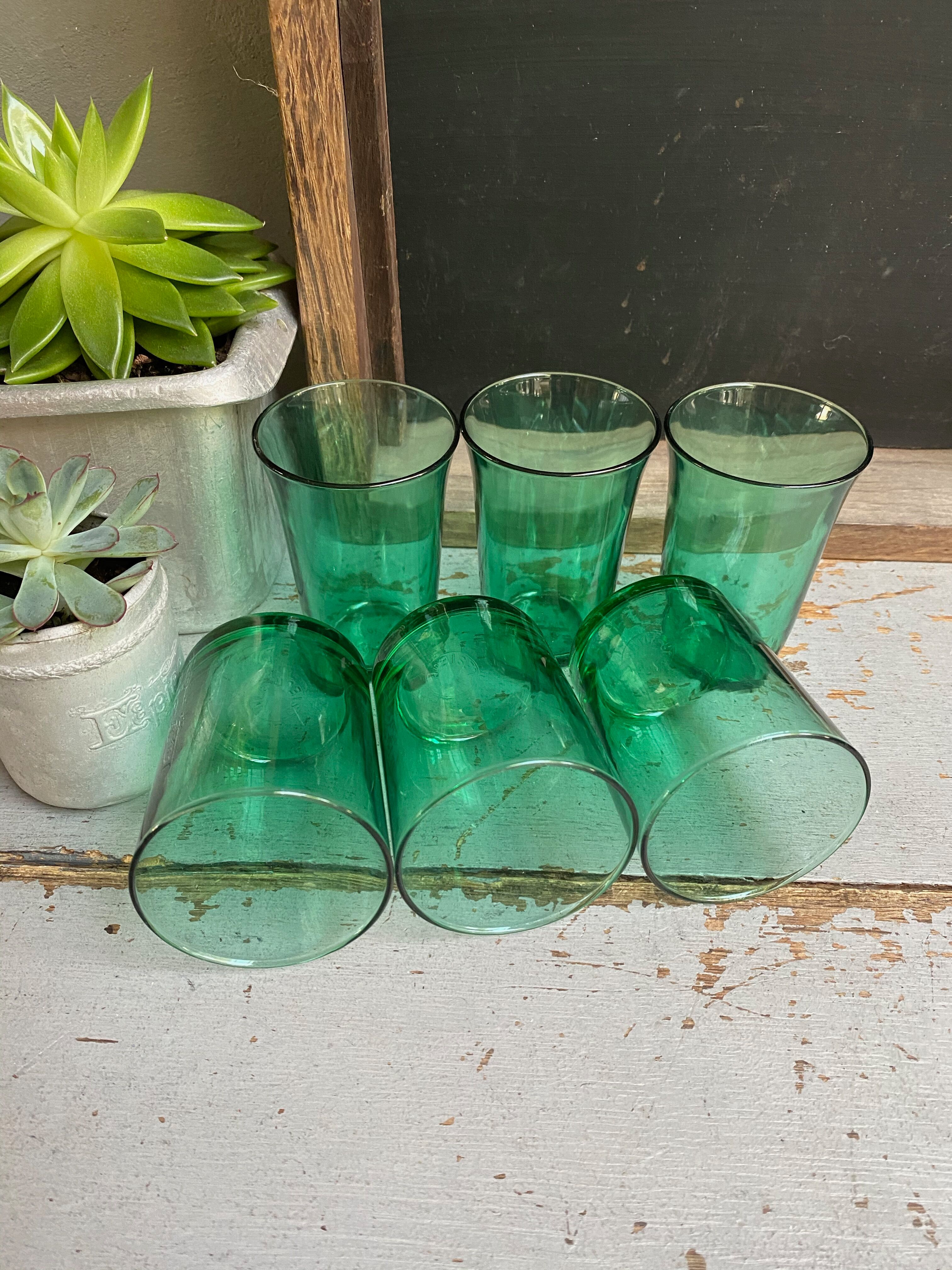 Series of 6 glasses Lesieur
