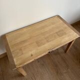 Table basse en bois brut
