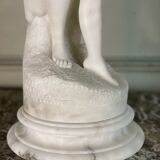 The bather, alabaster sculpture after Falconet.