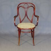 Thonet Armchair No. 19, new caned, ready to serve - Around 1905 -