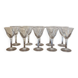 10 verres à pied