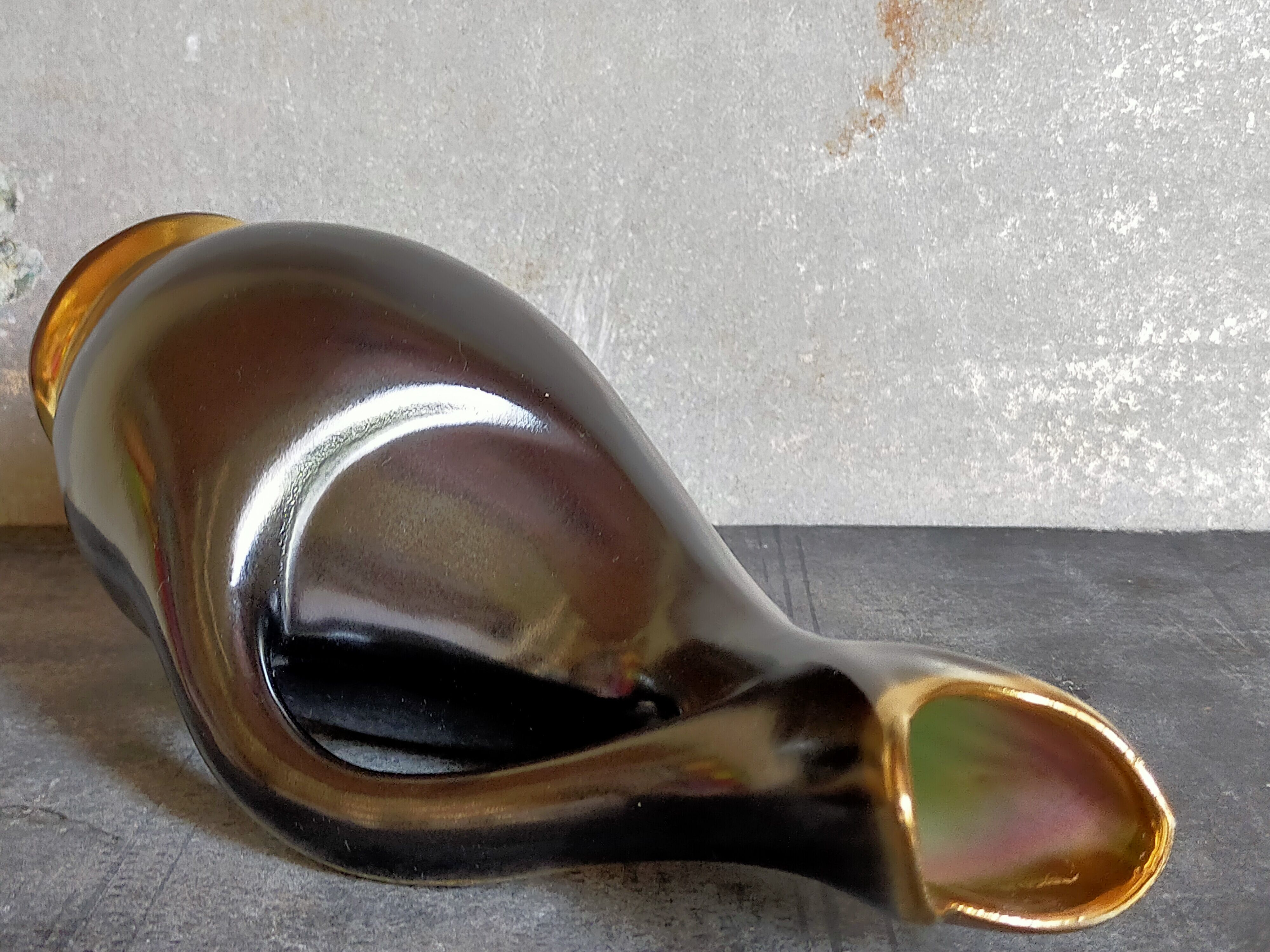 Soliflore vintage ceramic freeform