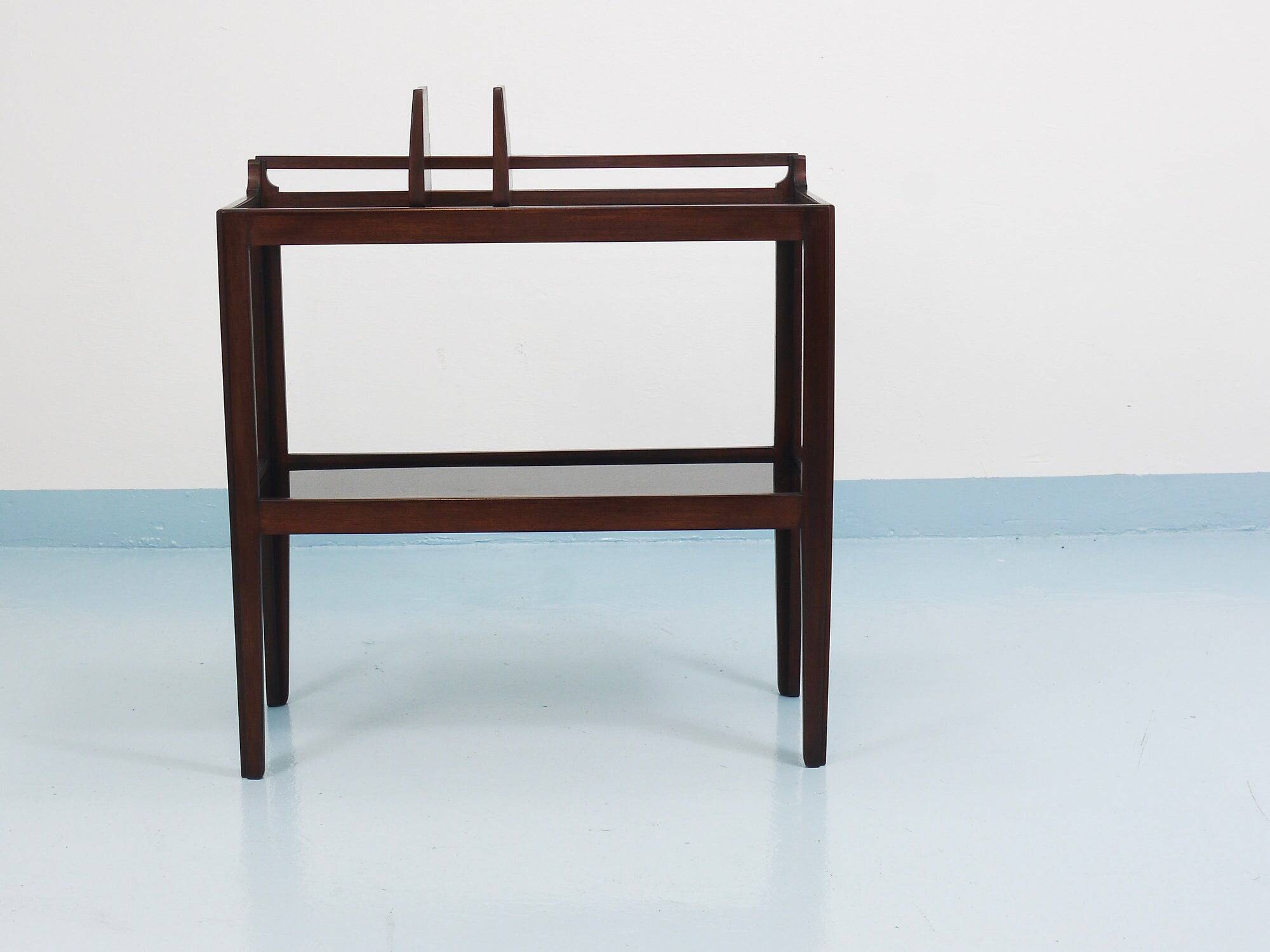 Hagenauer Jirasek unique side table, book shelf, Vienna, 1940s