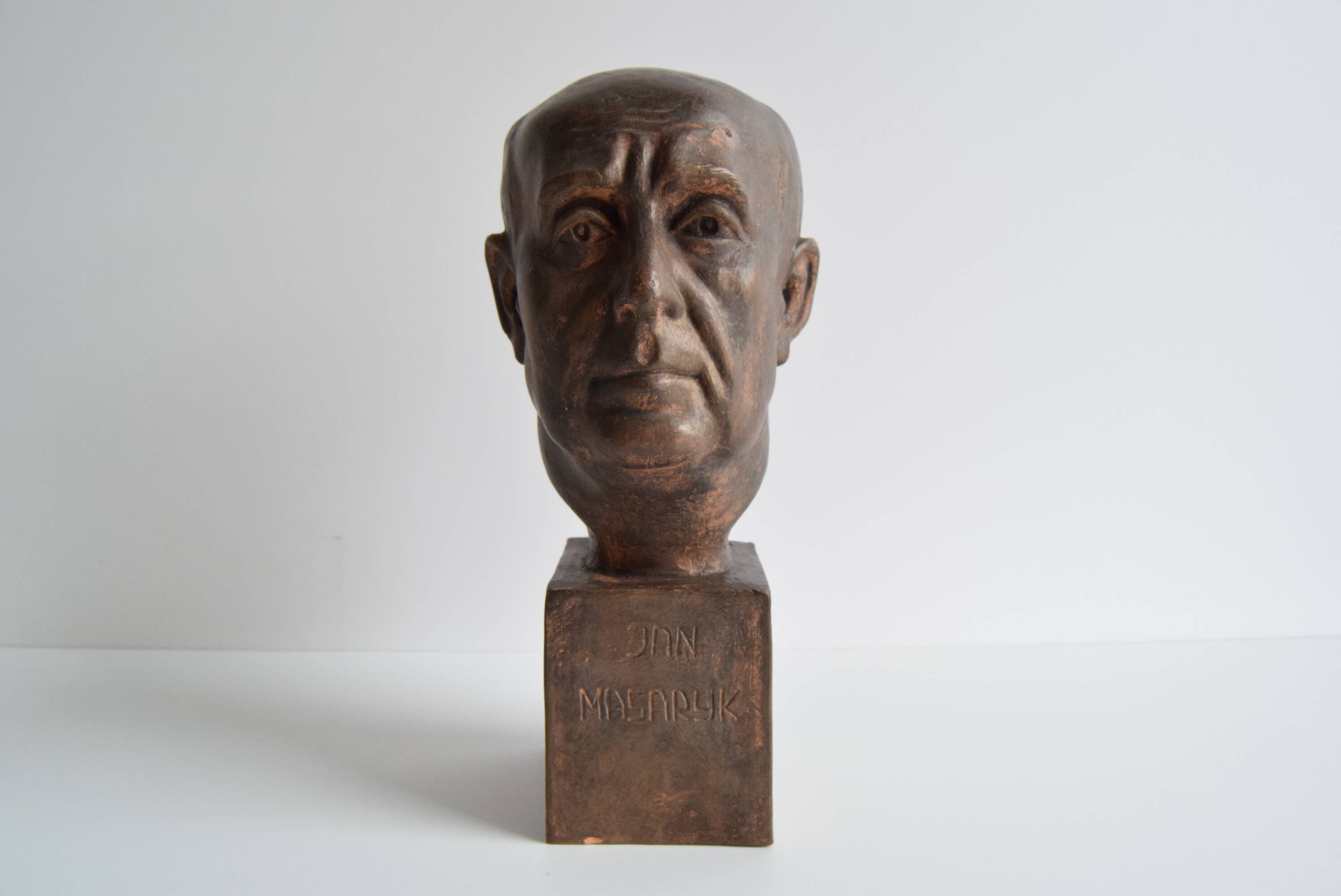 Jan Masaryk Ceramic Bust, circa 1950's