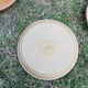 6 Sarreguemines flat plates in vintage stoneware 1970.