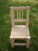 Pink braided seating chair