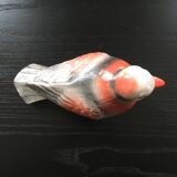 Antique bird in pearly ceramic