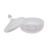 Pressed molded glass bowl