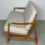 2seater sofa in oak by Tove & Edward Kindt-Larson