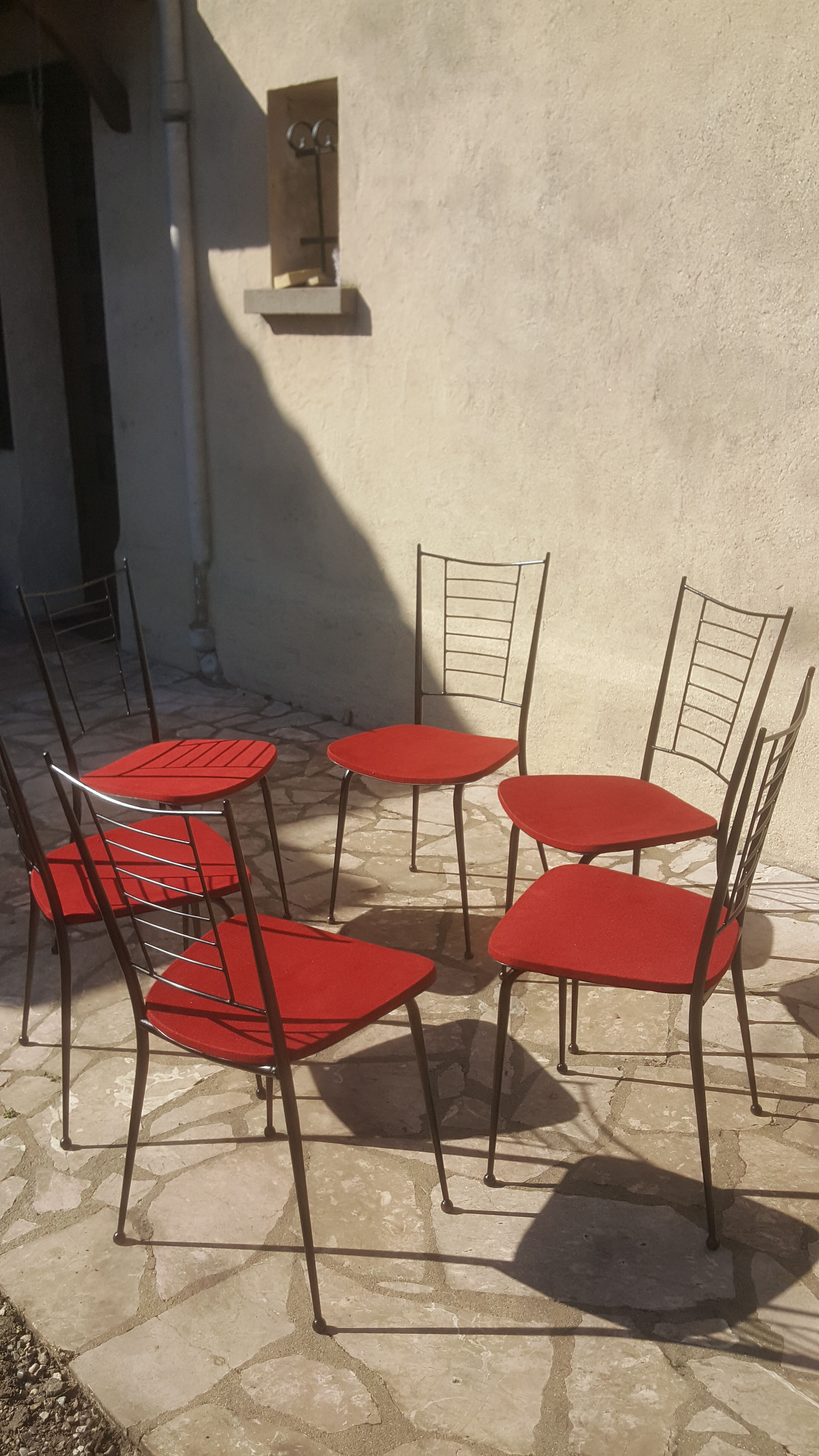 Six chairs, 1950s