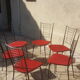 Six chairs, 1950s