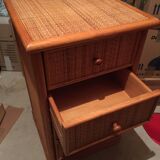 Commode en rotin