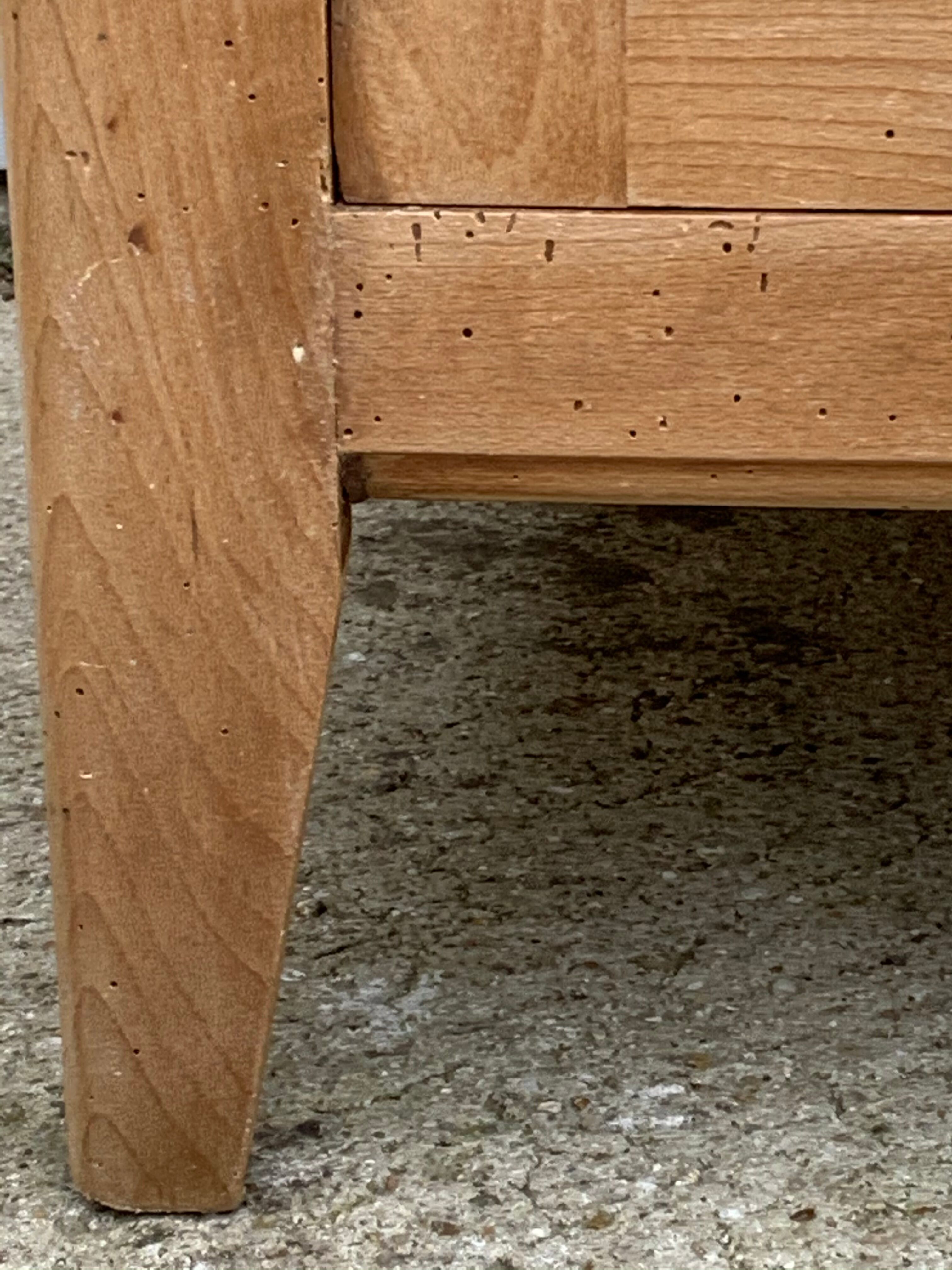 Paris raw wood cabinet 1950