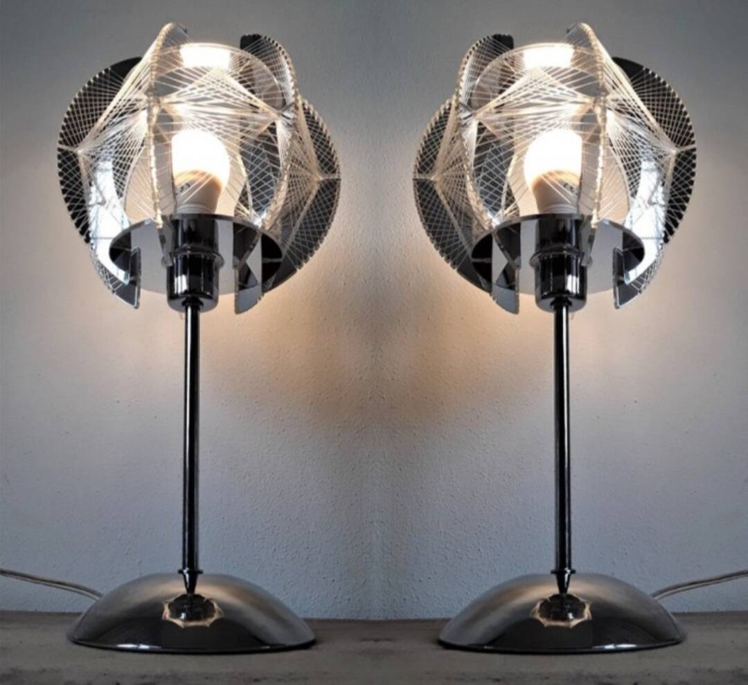 Paire de lampes vintage 2000