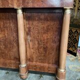 Empire style row in mahogany and oak veneer