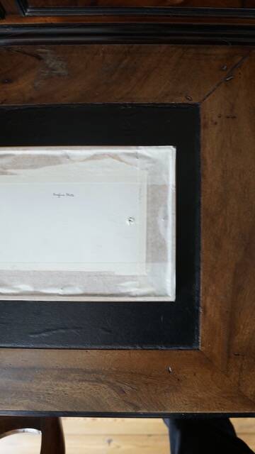 Oil painting of a beach - signed Eugène HUC (1891-1979) - early 20th century