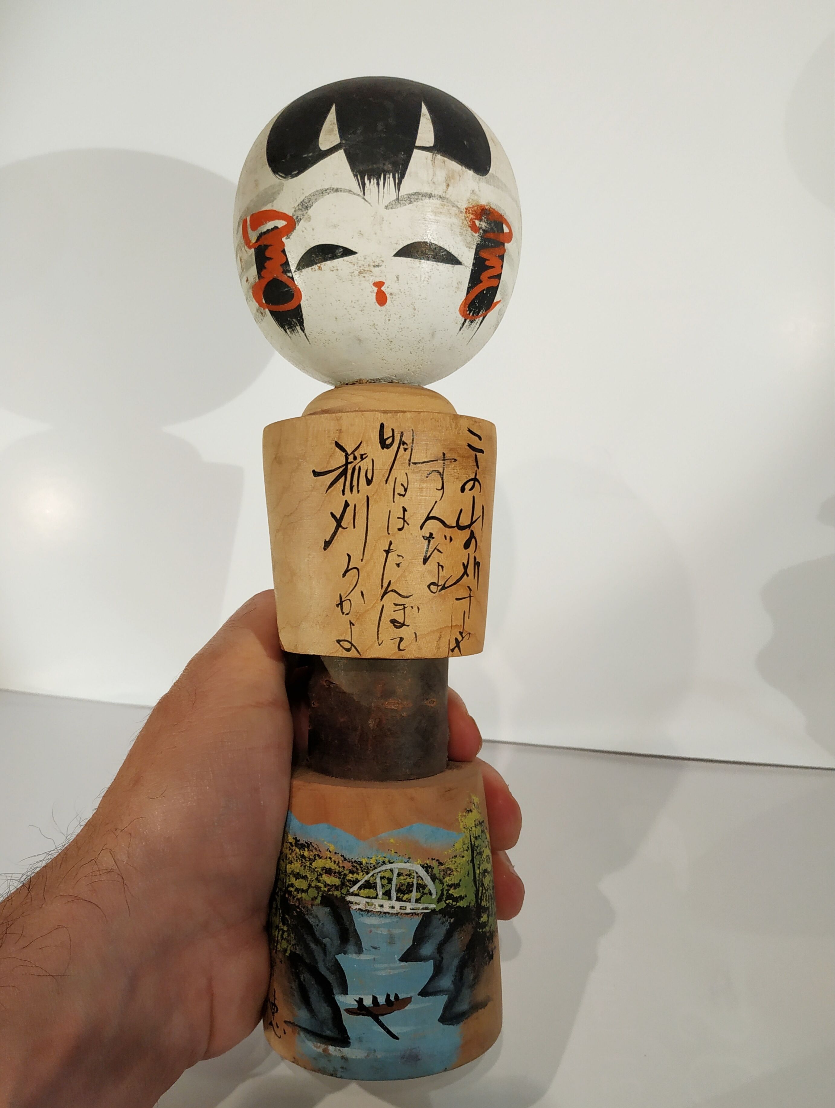 Kokeshi decor decor river doll - Circa 1970