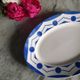 Old oval dish "Ciboulette" from the French factory of Digoin