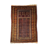 Vintage afghan belouch  rug ,feiner handgeknüpfter orientteppich afghan belutsch teppich, 140 x 86cm