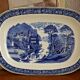 Oblong Serving Plate Dutch Royal Sphinx Maastricht Cambridge Old England 3590