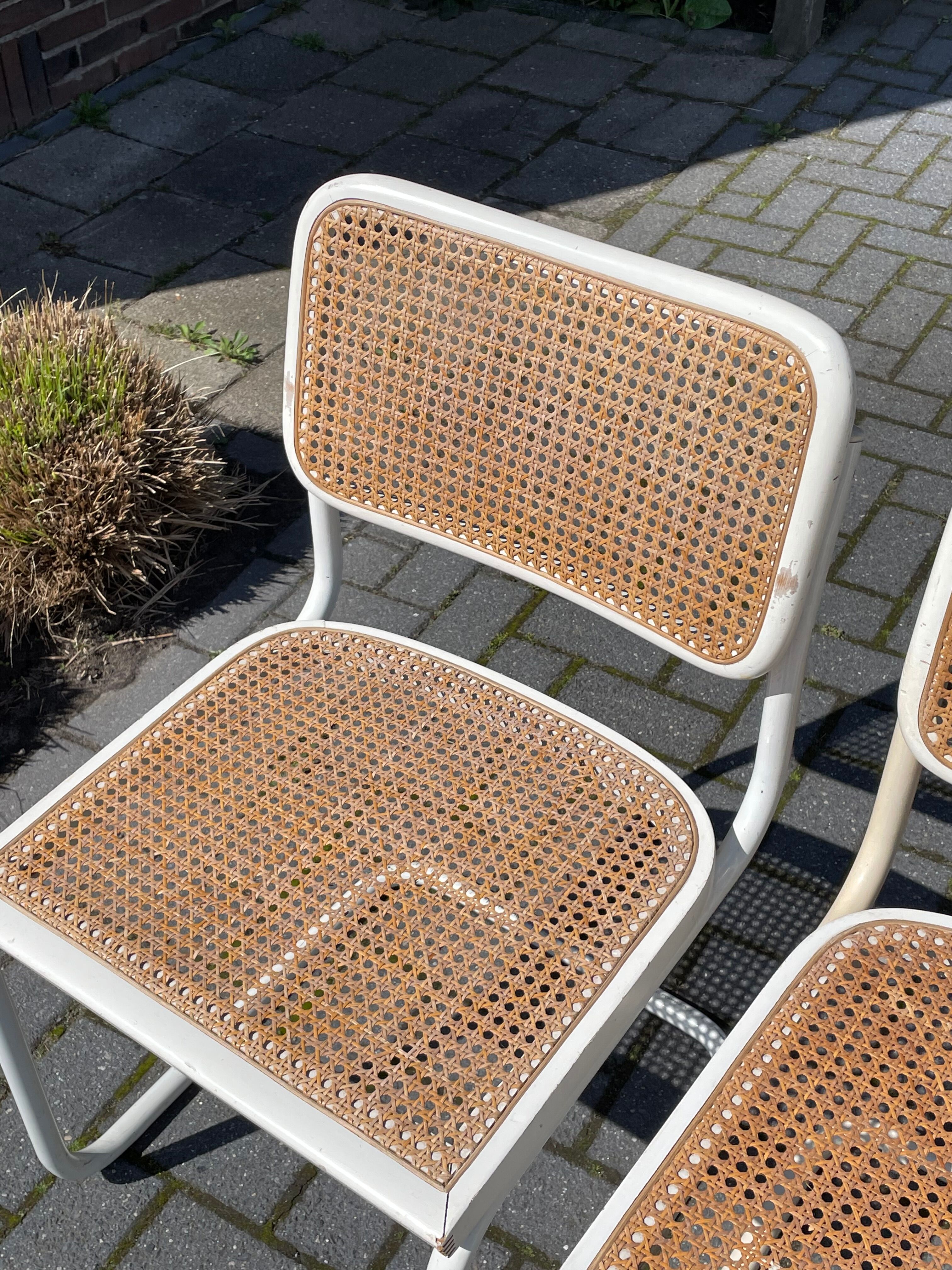 Ensemble de 4 chaises Cesca b32, Breuer