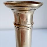 Golden brass candle holder
