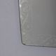 Vintage 1940s Italian design wall mirror with decorated glass