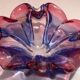 Vacuum cutter glass pockets from Murano, Italy, 1960