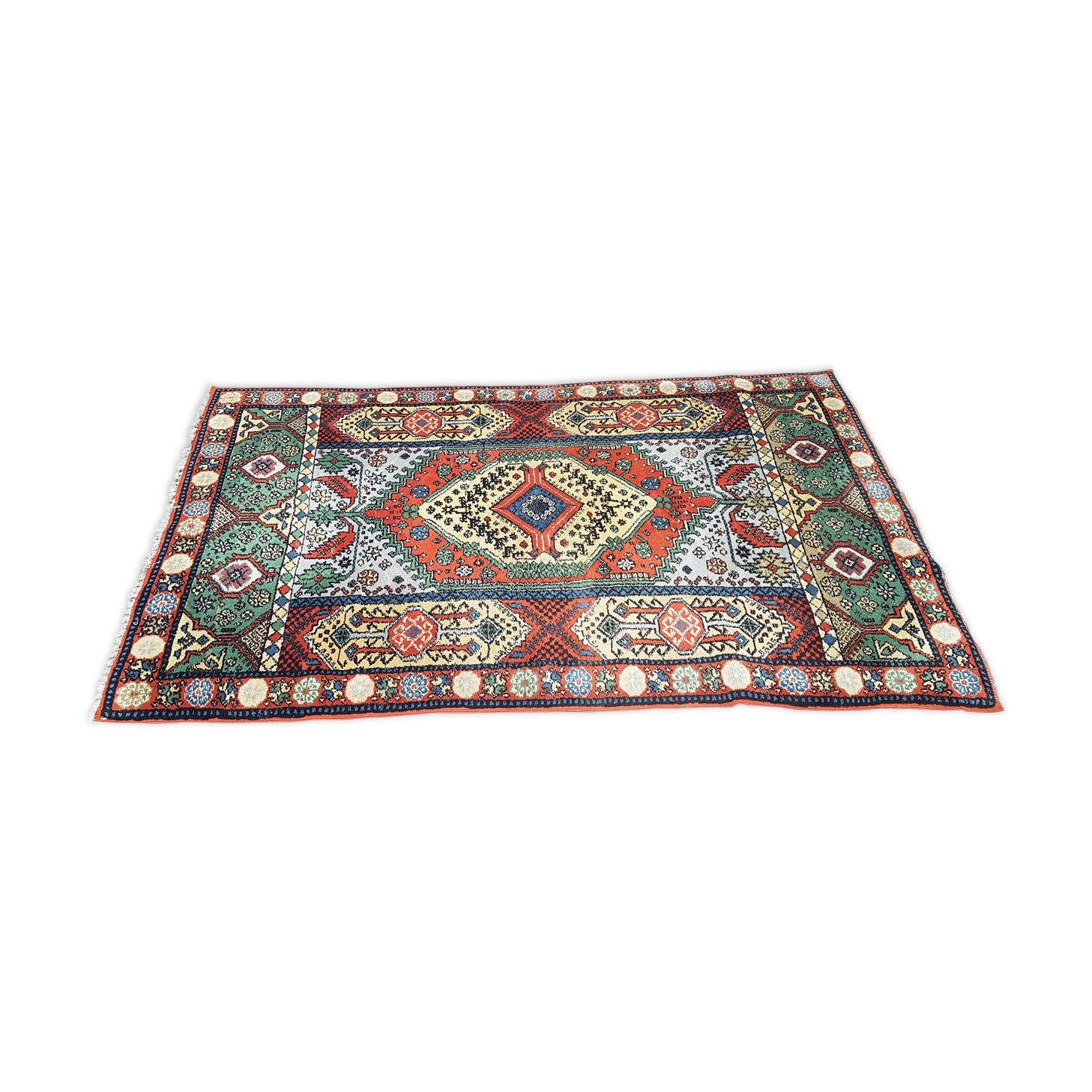 Persian carpet 241x133cm, 100% wool on cotton