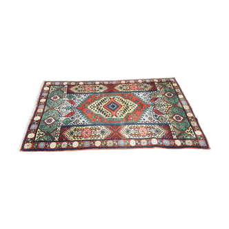 Tapis persan 241x133cm, 100% laine sur coton