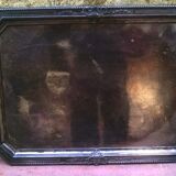 Silver metal tray