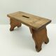 Rectangular wooden step