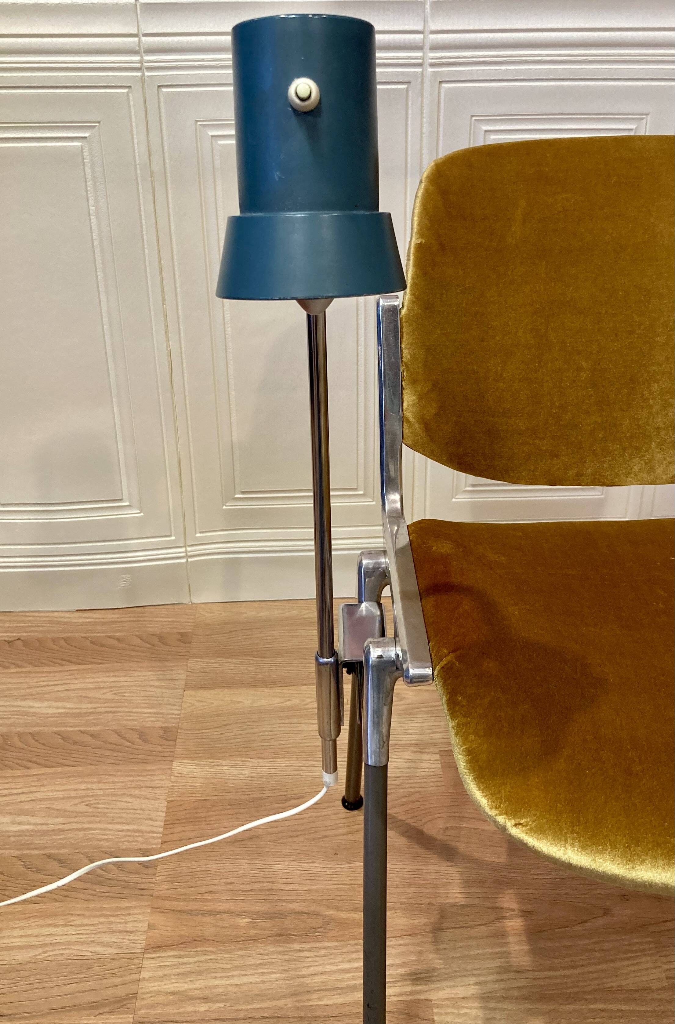 Grande lampe industrielle modulable 1950.