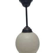 Vintage communist pendant lamp, Poland, 1970s
