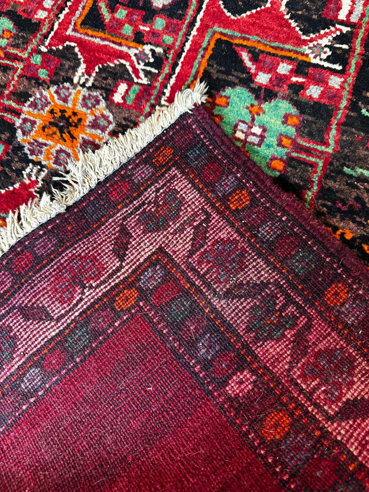 Handmade oriental hallway rug 280cm x 115cm