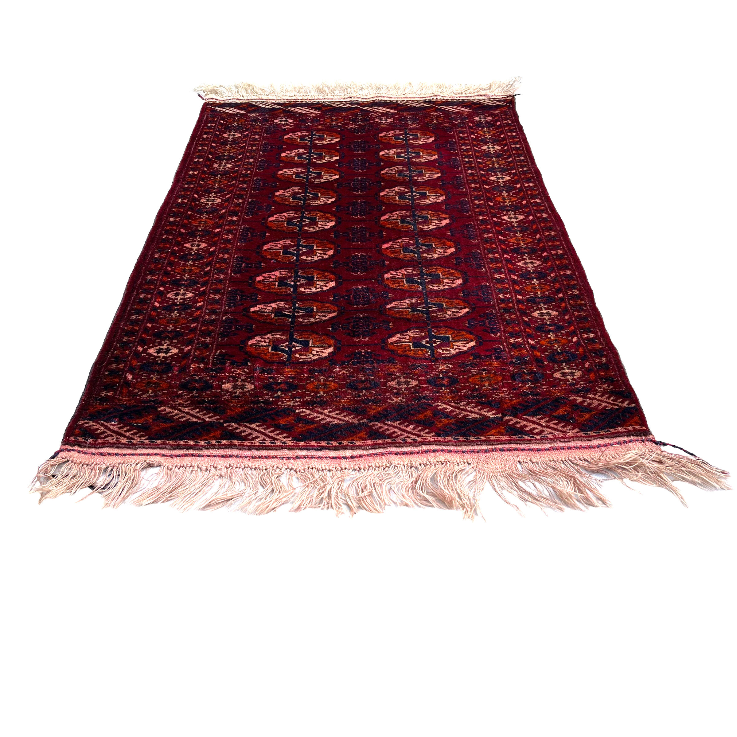 Vintage turkoman rug ,feiner handgeknüpfter orientteppich turkoman teppich, 133 x 84 cm