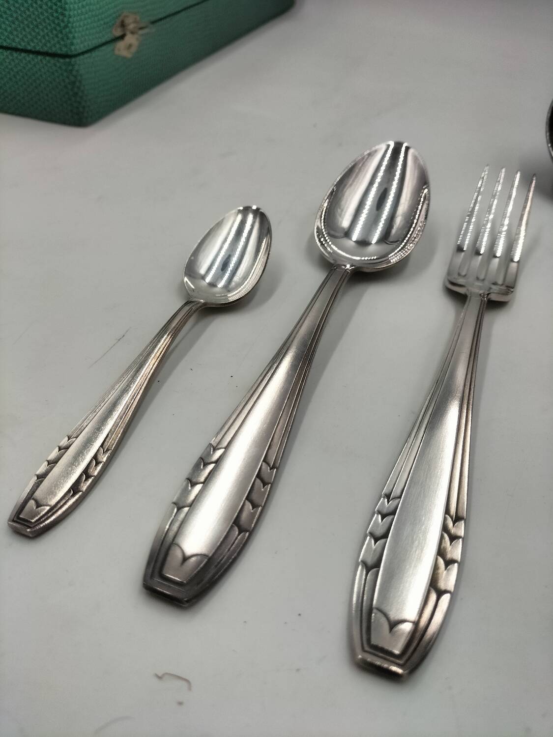 Ménagère métal argenté art deco