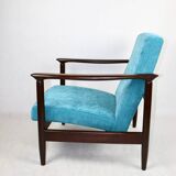 Fauteuil Blue Ocean GFM-142 attribué à Edmund Homa, années 1970