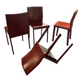 Lot de 4 chaises design italien