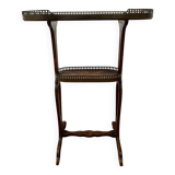Small kidney table in mahogany and veneer, 19th century